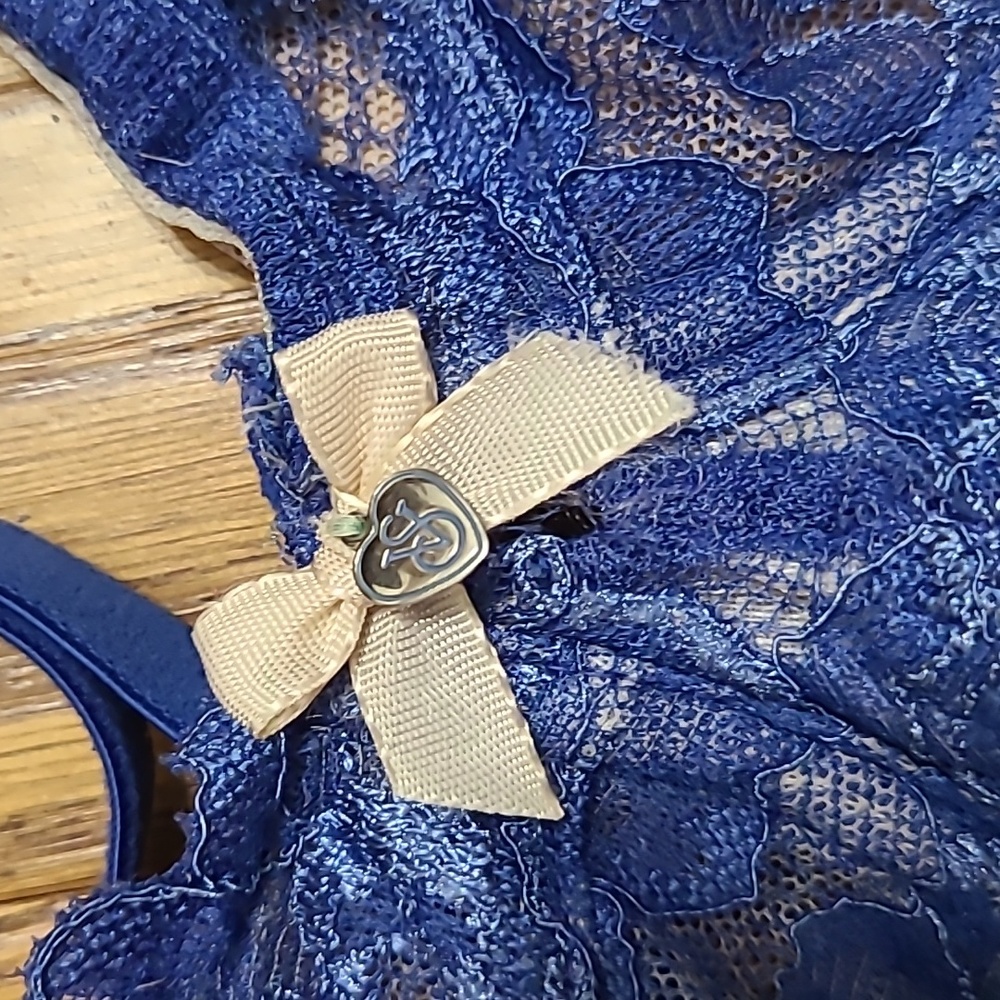 Victoria's Secret Sexy Tee Unlined Demi Bra Polka Dot 38 DDD - Picture 4 of 6